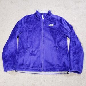 The North Face Osito‎ Fleece Jacket Womens Size Medium Plush Purple